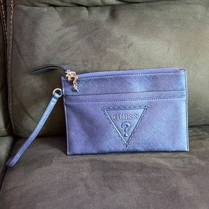 Guess Clutch/Wristlet, Navy Blue